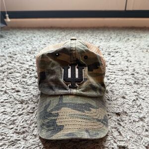 University of Indiana Hoosier’s Camouflage Mesh Baseball Cap with Logo